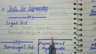 Test for Glycosides naturalcompounds qualitativeanalysis [upl. by Marcus]