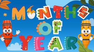 12 Months Of The Year  Months Song For Kids  Months  Fun Factory Kids Learning and Rhyming Poems [upl. by Okoy]