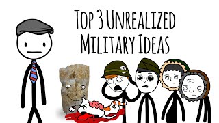 Top 3 Fascinating Unrealized Military Ideas [upl. by Yeruoc272]