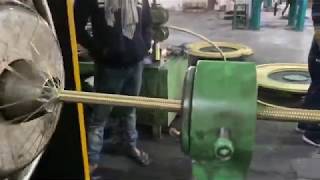 HYDRAULIC HOSE BRAIDING MACHINE [upl. by Hanser]