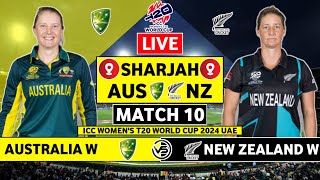 Womens T20 World Cup Live Australia v New Zealand Live  AUS W v NZ W Live Commentary  AUS Batting [upl. by Ahsocin]