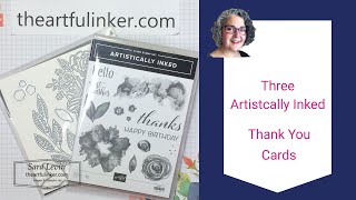 Three Artistically Inked Thank You Cards [upl. by Marge]