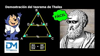 TEOREMA DE THALES Demostrando la elegancia de las rectas paralelas [upl. by Priestley492]