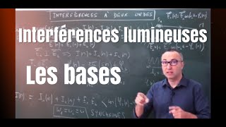 Interférences lumineuses à deux ondes  les bases 1 [upl. by Kina515]