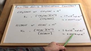 The Acid Dissociation Constant  Ka [upl. by Grevera]