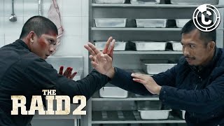 The Raid 2  The Kitchen Fight  CineStream [upl. by Yarehs890]