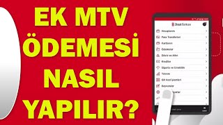 EK MTV ÖDEMESİ NASIL YAPILIR [upl. by Eillek332]