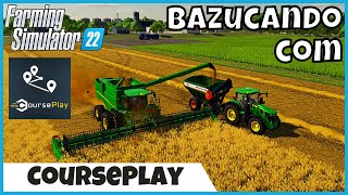 FS22  Como Bazucar com o COURSEPLAY no Farming Simulator 22 [upl. by Suertemed]