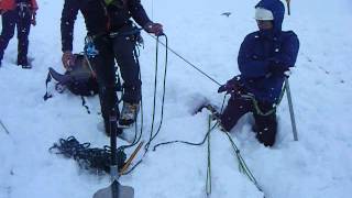 Crevasse Rescue  part 1 [upl. by Eimar]