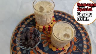 Dates Milkshake  Ramzan Special Energy Drink  Best Dates Milkshake for Babies  Perfect Taste [upl. by Gussi]