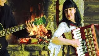 Wiesława Dudkowiak Relax by the Fireplace and her most beautiful accordion melodies [upl. by Milks]