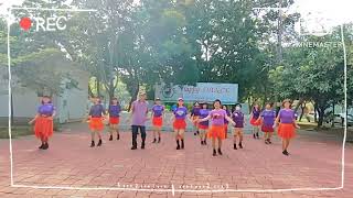 Jimmy Copacabana line dance  Demo Happy Dance PIK [upl. by Anina]