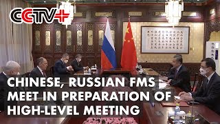 Chinese Russian FMs Meet in Preparation of HighLevel Meeting [upl. by Annoyk]