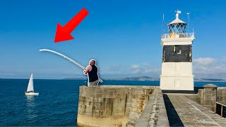 FISHING the BIGGEST BREAKWATER in the UK❗️ [upl. by Kenimod]