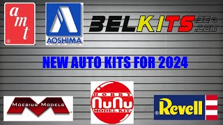 New Automotive Model Kits For 2024 Announced so far new tooling [upl. by Nuawtna377]