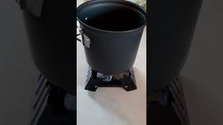 Ultra simple Hexamine to alcohol stove hack Boils 12 pint in about 5 minutes [upl. by Sinegra]