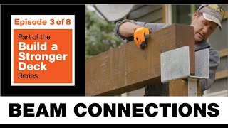 Build a Stronger Deck Beam Connections [upl. by Aliuqa407]