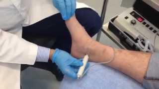 Dr Sami performing an arterial Doppler  Dubai Podiatrist [upl. by Dierdre]