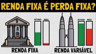 Investir em RENDA FIXA ou RENDA VARIÁVEL  Educação Financeira Ilustrada 1010 [upl. by Nwonknu]