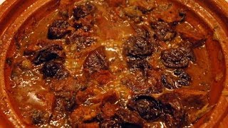 Tagine of Lamb with Prunes  Moroccan Cuisine Recipe  Ramadan Mubarak [upl. by Sonafets]