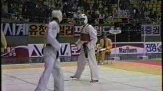 1989 World Tae Kwon Do Championships 70KG Finalmpeg [upl. by Linskey848]