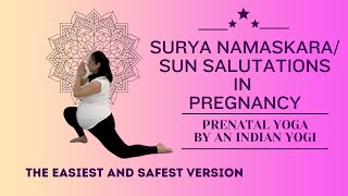 Safe Prenatal Yoga  Boost Your Pregnancy Wellness Sun Salutations yoga [upl. by Sauer]