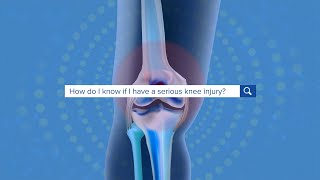 How to Tell if a Knee Injury is Serious  Yale Medicine Explains [upl. by Aratas]