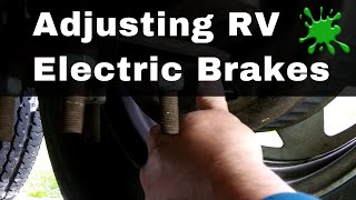 Checking and Adjusting the Dexter Axle Electric Brakes on RV or trailer [upl. by Sitoiyanap953]