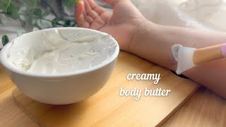 Make the Creamiest Body Butter for soft glowing skin [upl. by Rowan]