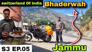 Jammu to BhaderwahThe Most SCENIC Bike Ride  Ladakh Road Trip EP05 [upl. by Anidnamra]