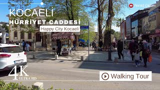 4K İzmit Hürriyet Caddesi Yürüyüş Turu  Turkey Walk 2023 [upl. by Lika]