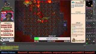 TibiaTwitch 1  Ungrezz VS Porobon en Inquisition Quest [upl. by Nikral52]