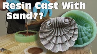 Resin Casting With Fillers ArtKast  Sand [upl. by Surovy]