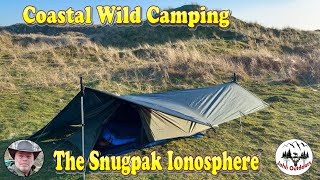 Coastal Wild Camping UK  Setting Up The Snugpak Ionosphere  Over Night Wild Camp [upl. by Gora61]