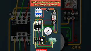 contactor and gauge wiring diagram  contactor and gauge wiring  gauge operation accessories [upl. by Annaiv646]