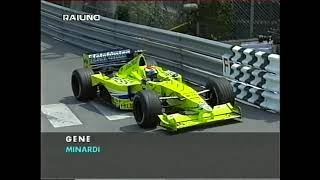 2000 F1 Monaco GP  Minardi double DNF [upl. by Anees]