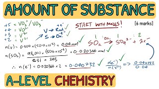 Amount of Substance｜Very Difficult A Level Chemistry Past Paper Question AQA [upl. by Rehpretsirhc]