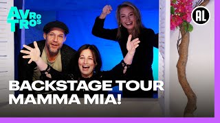 🪩 Backstage tour bij musical MAMMA MIA 🎥  Exclusief kijkje achter de schermen [upl. by Clemence811]