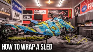 How to Wrap Your Snowmobile [upl. by Nomit]