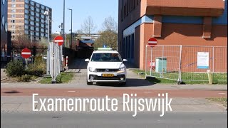 EXAMENROUTE RIJSWIJK [upl. by Dnaltiak]