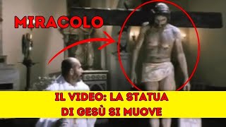 Vaticano Shock La Statua di Gesù crocifisso si muove durante la messa LE IMMAGINI ESCLUSIVE [upl. by Nytsuj]