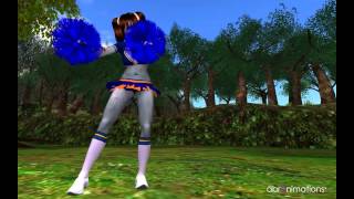 Abranimations ® Zombie Cheerleader Dance [upl. by Chalmer]