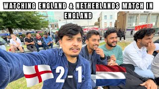 England vs Netherlands Eurocup SemifinalCrazy Reaction From Fanssamir Bhattarai [upl. by Enomyar418]