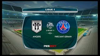 ANGERS X PSG ↱ LIGUE 1 ↰ PES 2017 BMPES [upl. by Susumu]