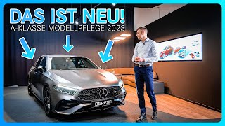 Mercedes AKlasse 2023  TOP 8 Änderungen der Modellpflege [upl. by Bergmann507]