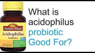 Nature Made Acidophilus Probiotics 60 Count [upl. by Carolus]