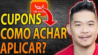 CUPONS COMO ACHAR E APLICAR ALIEXPRESS [upl. by Nnahgiel]