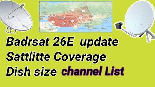 Badrsat 26e Update 2022  Sattlitte frequency  badrsat 26e channel list [upl. by Benildas316]