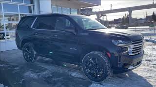 Black 2024 Chevrolet Tahoe High Country Review Calgary AB  Wolfe Calgary  NS138041 [upl. by Anirehtak]