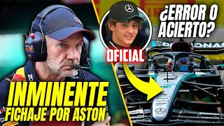 ASTON MARTIN ANUNCIARÁ EL FICHAJE DE NEWEY LA PRÓXIMA SEMANA  KIMI ES OFICIALMENTE PILOTO MERCEDES [upl. by Haisi]